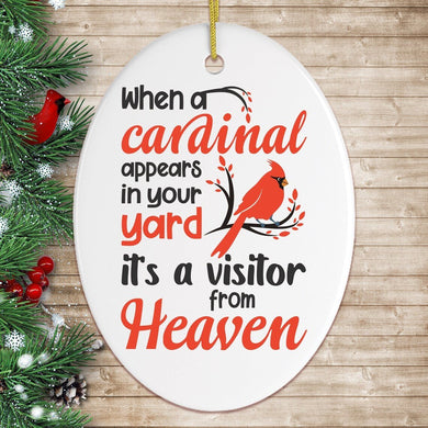 Cardinal Memorial Ornament