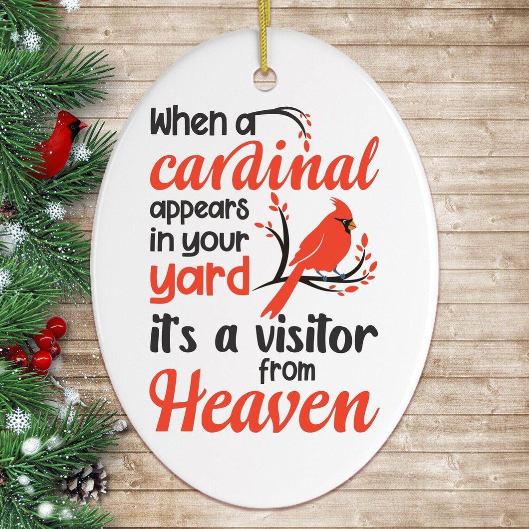 Cardinal Memorial Ornament