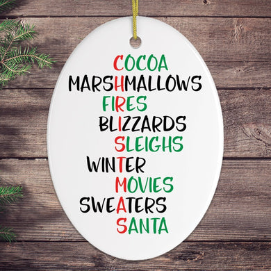 Christmas Favorites Ornament