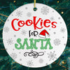 Cookies for Santa Christmas Ornament