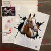 Paint Horse Crack Decal For Rear Window Wiper Cute A Outdoor Stickers Memorial Gifts