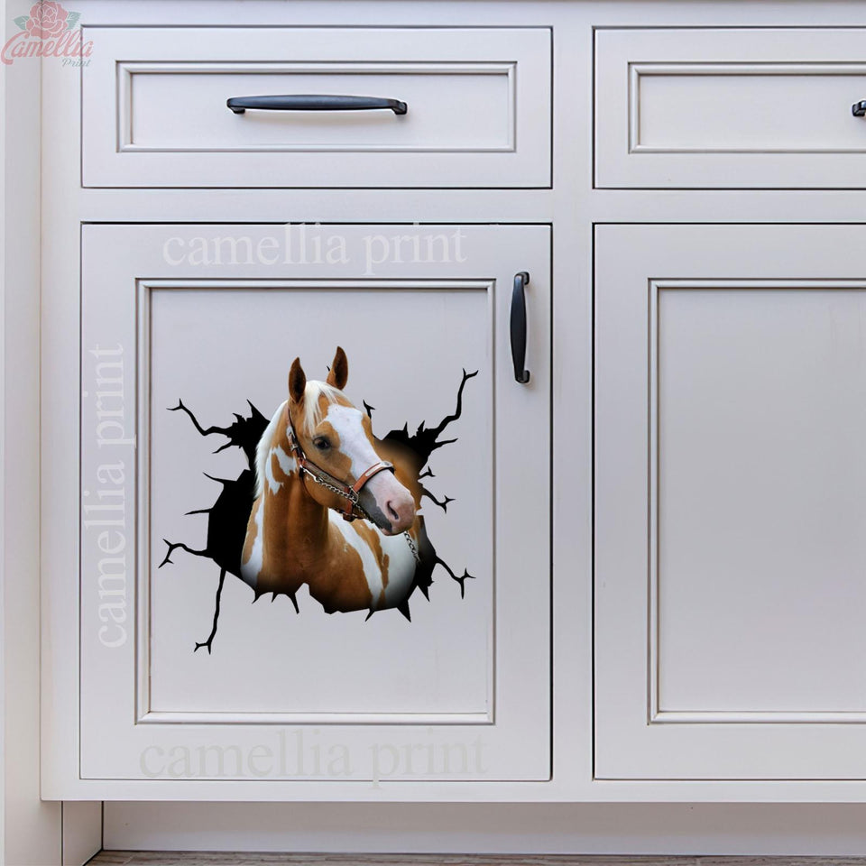 Paint Horse Crack Decal For Rear Window Wiper Cute A Outdoor Stickers Memorial Gifts