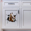 Paint Horse Crack Decal For Rear Window Wiper Cute A Outdoor Stickers Memorial Gifts