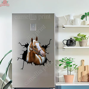 Paint Horse Crack Decal For Rear Window Wiper Cute A Outdoor Stickers Memorial Gifts