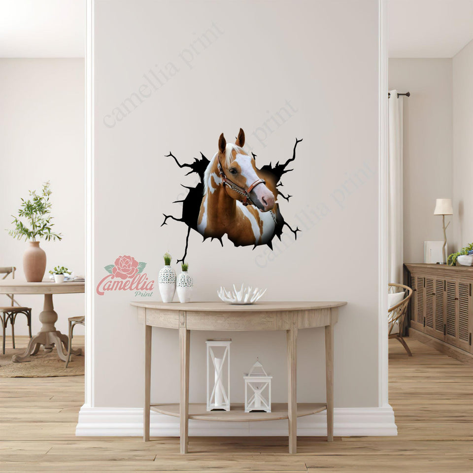 Paint Horse Crack Decal For Rear Window Wiper Cute A Outdoor Stickers Memorial Gifts