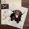 Labrador Crack Decal Sticker Car Happy Decal Stickers Birthday Gifts For Her