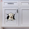 Schnauzer Crack Decal For Back Car Window Cuteness Overloaded Stickers Para Carros Employee Gift