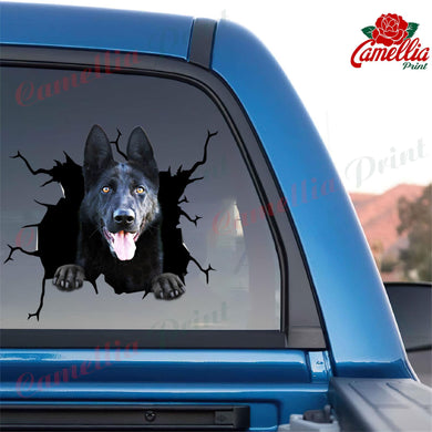 German Shepherd Crack Sticker Ideas Funny Birthday Memes Sticker Sheets Gifts For Boyfriend