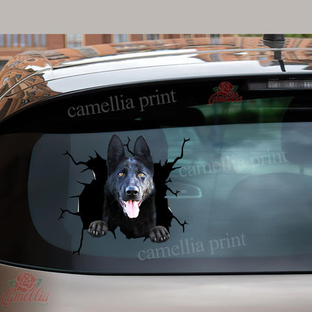 German Shepherd Crack Sticker Ideas Funny Birthday Memes Sticker Sheets Gifts For Boyfriend