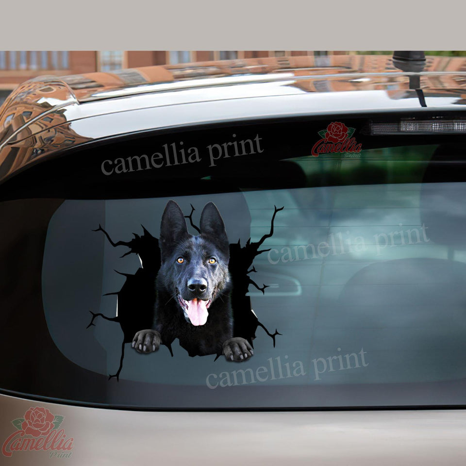 German Shepherd Crack Sticker Ideas Funny Birthday Memes Sticker Sheets Gifts For Boyfriend