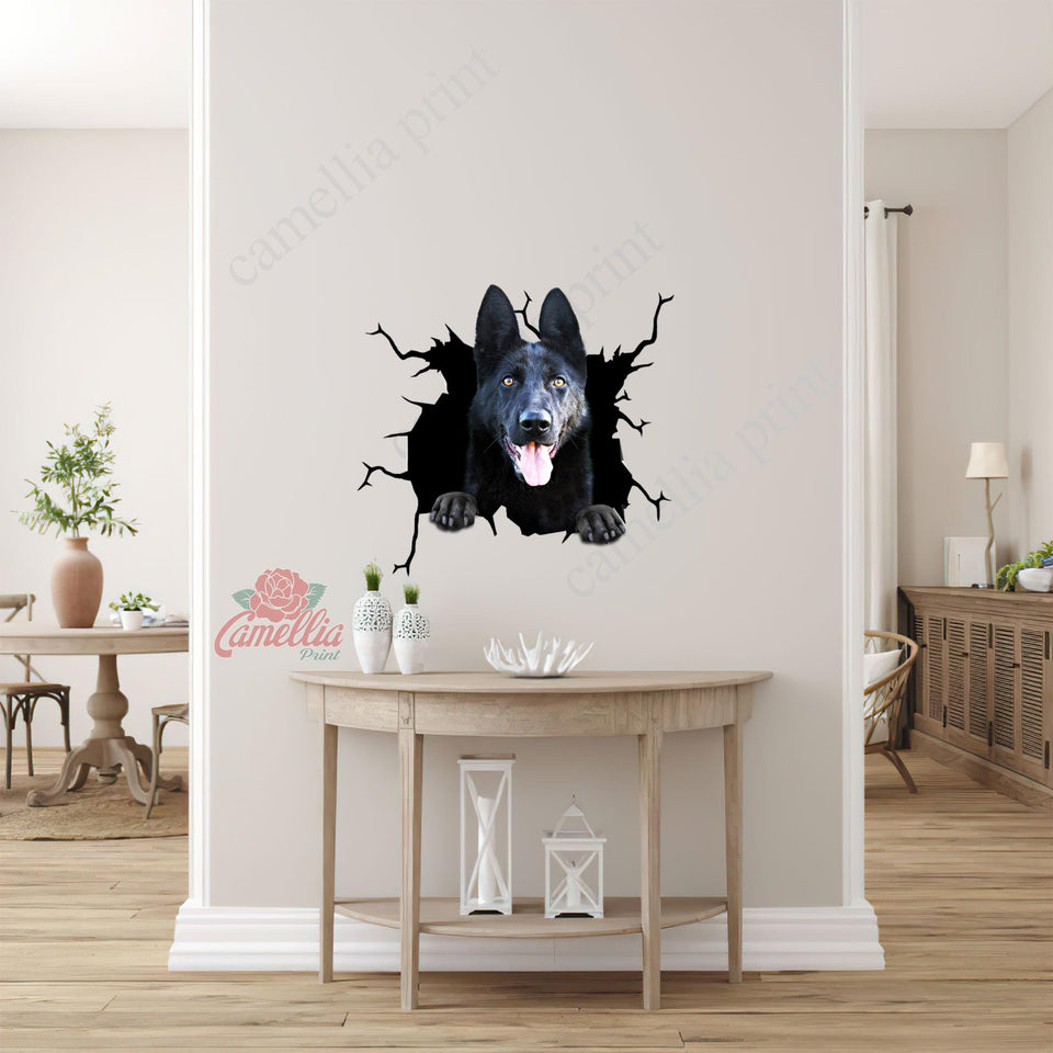 German Shepherd Crack Sticker Ideas Funny Birthday Memes Sticker Sheets Gifts For Boyfriend