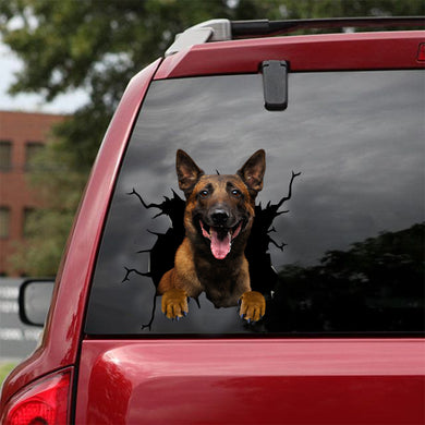 [dt0092-snf-tnt]-belgian-malinois-crack-car-sticker-dogs-lover