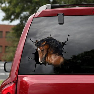 [dt0232-snf-tnt]-andalusian-horse-crack-car-sticker-animals-lover