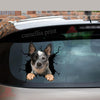 Australian Cattle Dog Crack Sticker Sheets Kawaii Name Tag Stickers Gift Ideas For Husband