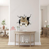 Ragamuffin Cat Crack Stickers For Scrapbooking Funny Wall Decor Floor Stickers Gifts For Hunters