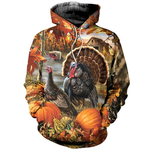 3D printed Turkey T-shirt Hoodie DT250704