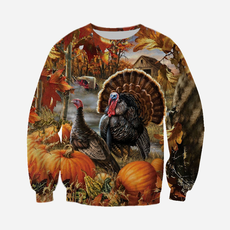 3D printed Turkey T-shirt Hoodie DT250704