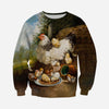 3D printed Chickens T-shirt Hoodie DT250701