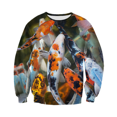 3D Printed Koi T Shirt Long sleeve Hoodie DT060614