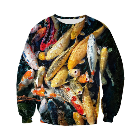 3D Printed Koi T Shirt Long sleeve Hoodie DT280603