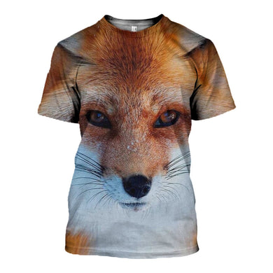 3D printed Red Fox T-shirt Hoodie DT040703