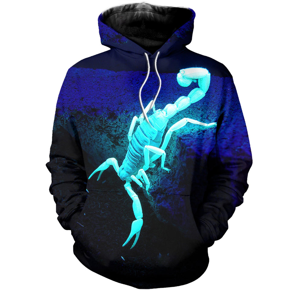 3D Printed Scorpio T Shirt Long sleeve Hoodie DT140601