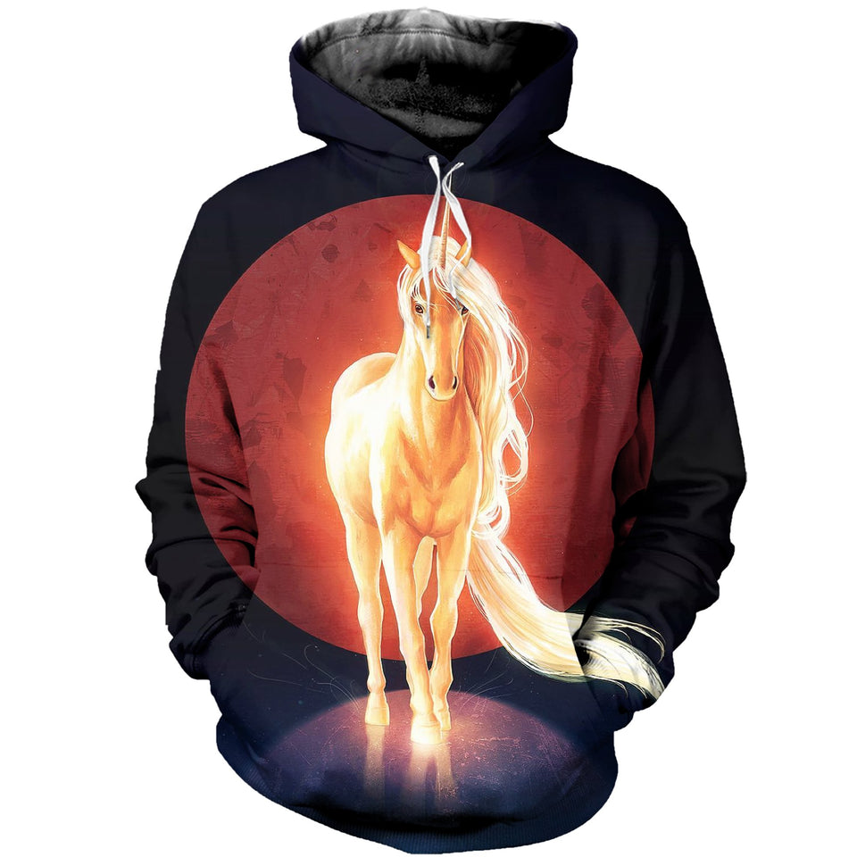 3D Printed Unicorn Hoodie T-shirt