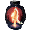 3D Printed Unicorn Hoodie T-shirt