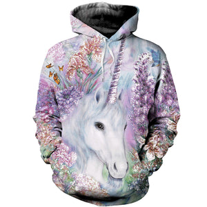 3D Printed Unicorn T Shirt Long sleeve Hoodie DT190510