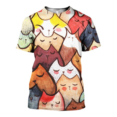 3D Printed Cats Tops DT180703