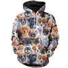 3D All Over Printed Dogs Shirts And Shorts DT23081915