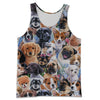 3D All Over Printed Dogs Shirts And Shorts DT23081915