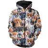 3D All Over Printed Dogs Shirts And Shorts DT23081915