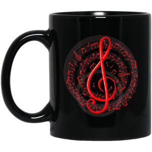 Treble Clef Spiral Score New Edition Mug