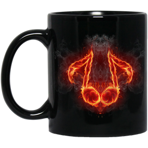 Music Burning Flame Mug