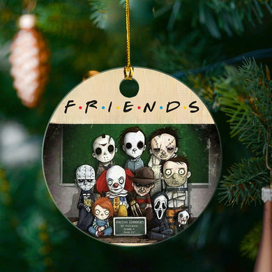 Friend Happy Halloween Tree Ornament Decorations, Halloween Decorations, Halloween Decor, Ceramic Ornament