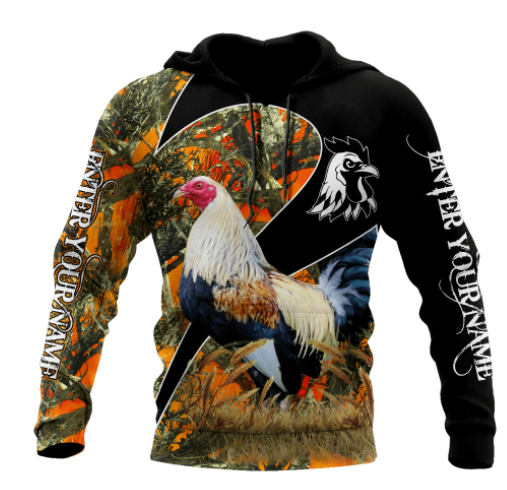 King Rooster Customize II 3D All Over Printed Unisex Hoodie 9