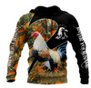 King Rooster Customize II 3D All Over Printed Unisex Hoodie 9