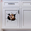 English Bulldog Crack Duck Decal Pretty Cute Vinyl Sticker Maker Birthday Gift For Wife