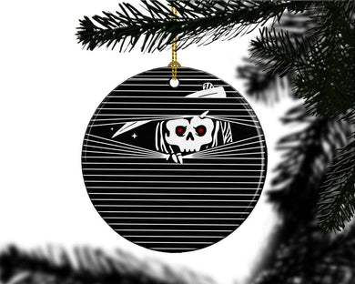 Halloween Grim Reaper Happy Halloween Tree Ornament Decorations, Halloween Decorations, Halloween Decor 1