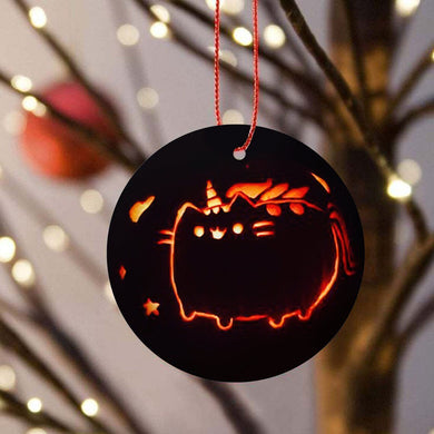 Halloween Schnauzer Happy Halloween Tree Ornament Decorations, Halloween Decorations, Halloween Decor, Ceramic Ornament