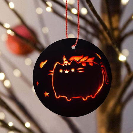 Halloween Schnauzer Happy Halloween Tree Ornament Decorations, Halloween Decorations, Halloween Decor, Ceramic Ornament