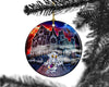 Haunted House Ghost Happy Halloween Tree Ornament Decorations, Halloween Decorations, Halloween Decor