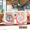 Custom Cups Hippie Coffee Mugs Peace Pigeon Mug All Over Print HLZ2512004 | 11oz