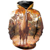 3D Printed Horse Hoodie T-shirt 2018