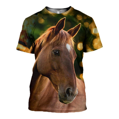 Horse 3D Printed Hoodie T-shirt DT20051902