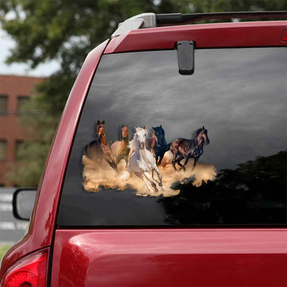 [sk0604-snf-tpa]-horse-sticker-animals-lover