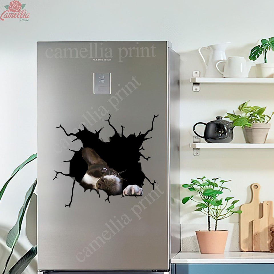 Boston Terrier Crack Sticker Album Happy Bee Stickers Anniversary Gifts By Year