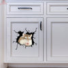 Hamster Crack Bumper Sticker Humor Window Stickers Family Gifts