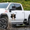 Basset Hound Crack Sticker Design Funny Pictures 3d Sticker Gift For Husband